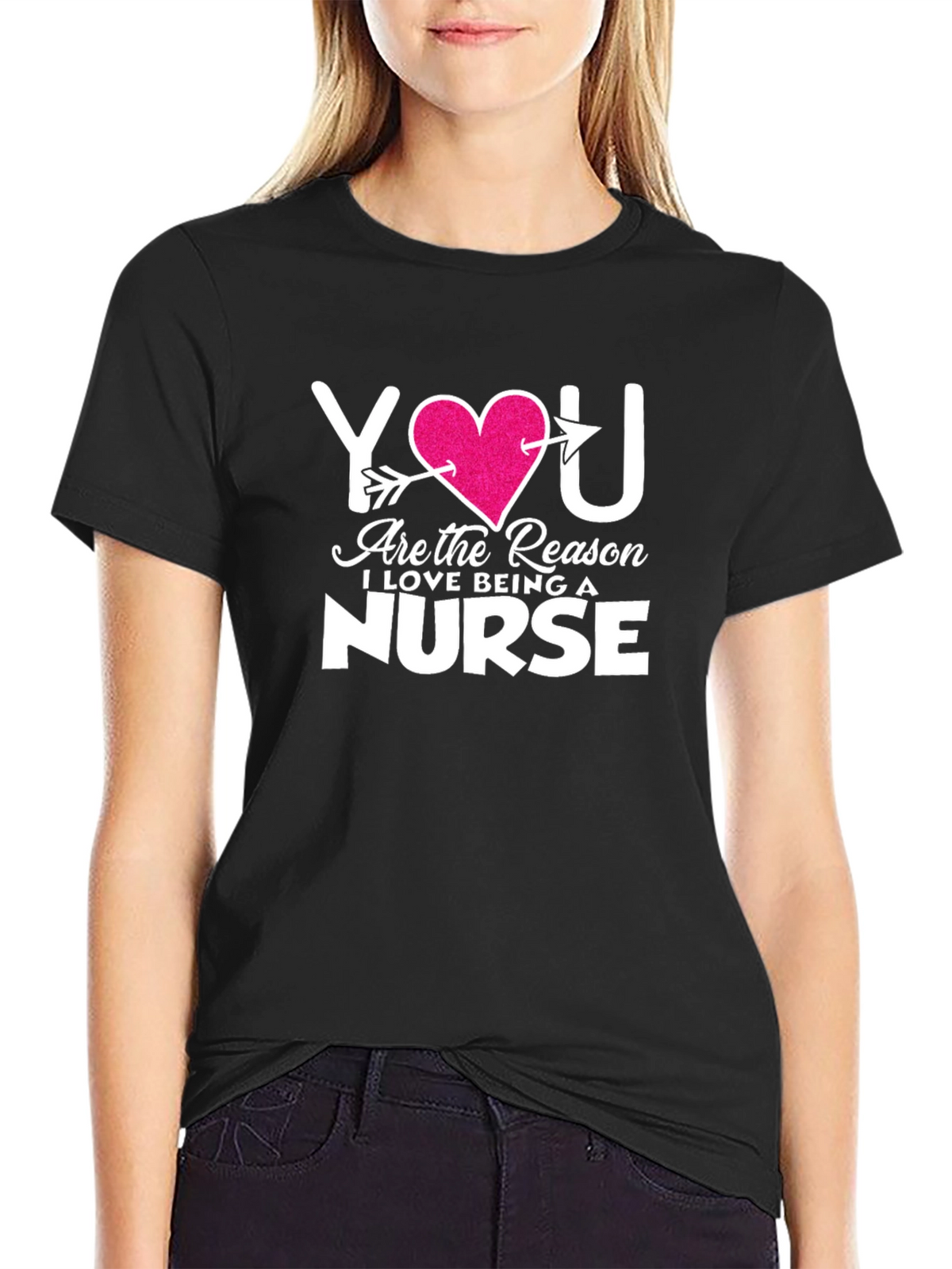 You Heart Nurse Graphic T-Shirt