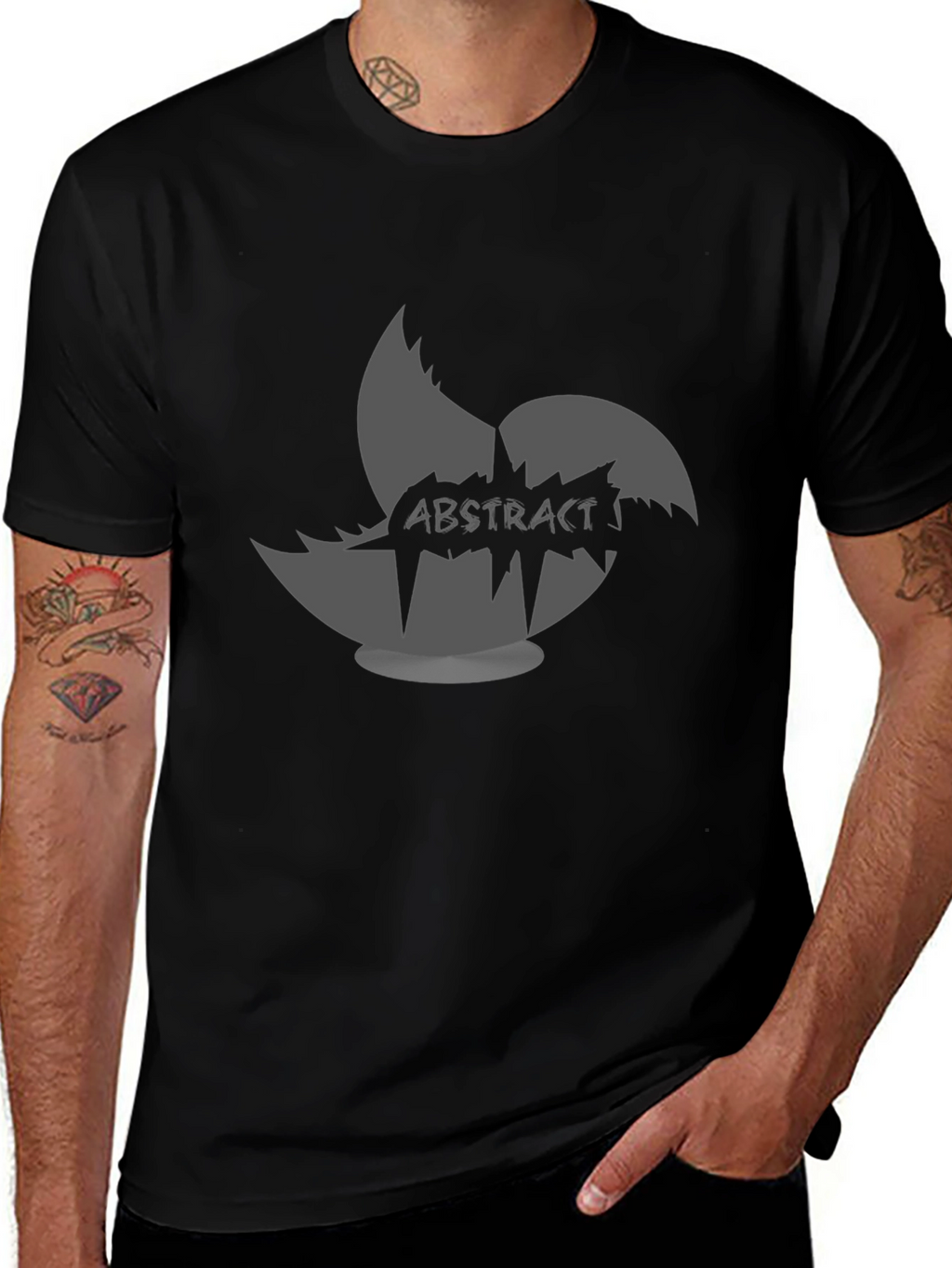 Abstract Art Graphic Tee - Modern Style