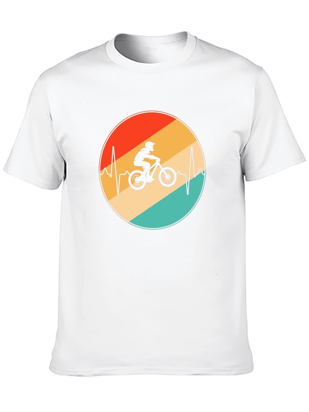 Mountain Bike Heartbeat Graphic Tee