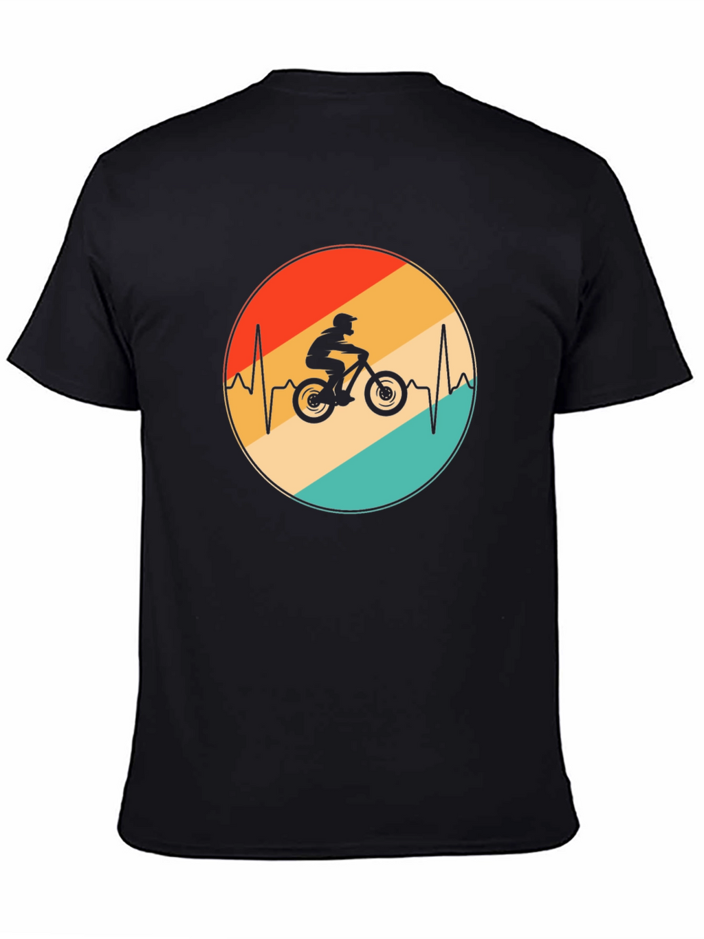 Mountain Bike Heartbeat Graphic Tee