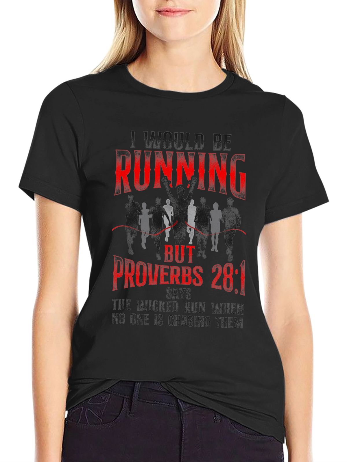 Running Proverbs Graphic T-Shirt