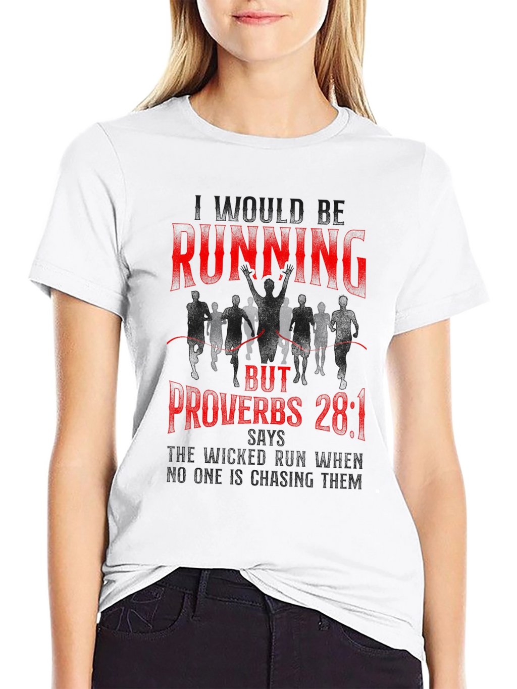 Running Proverbs Graphic T-Shirt