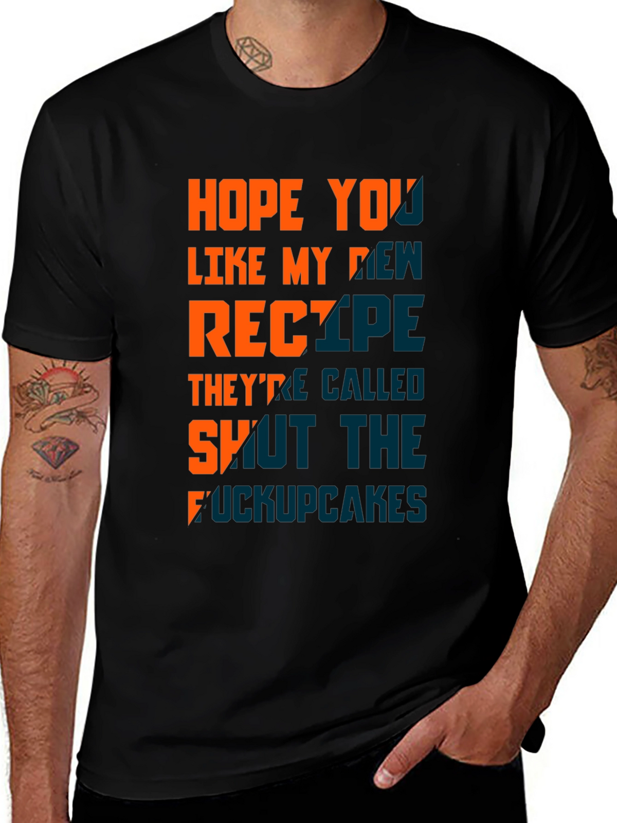 Humorous Shut the F*ckupcakes Graphic T-Shirt