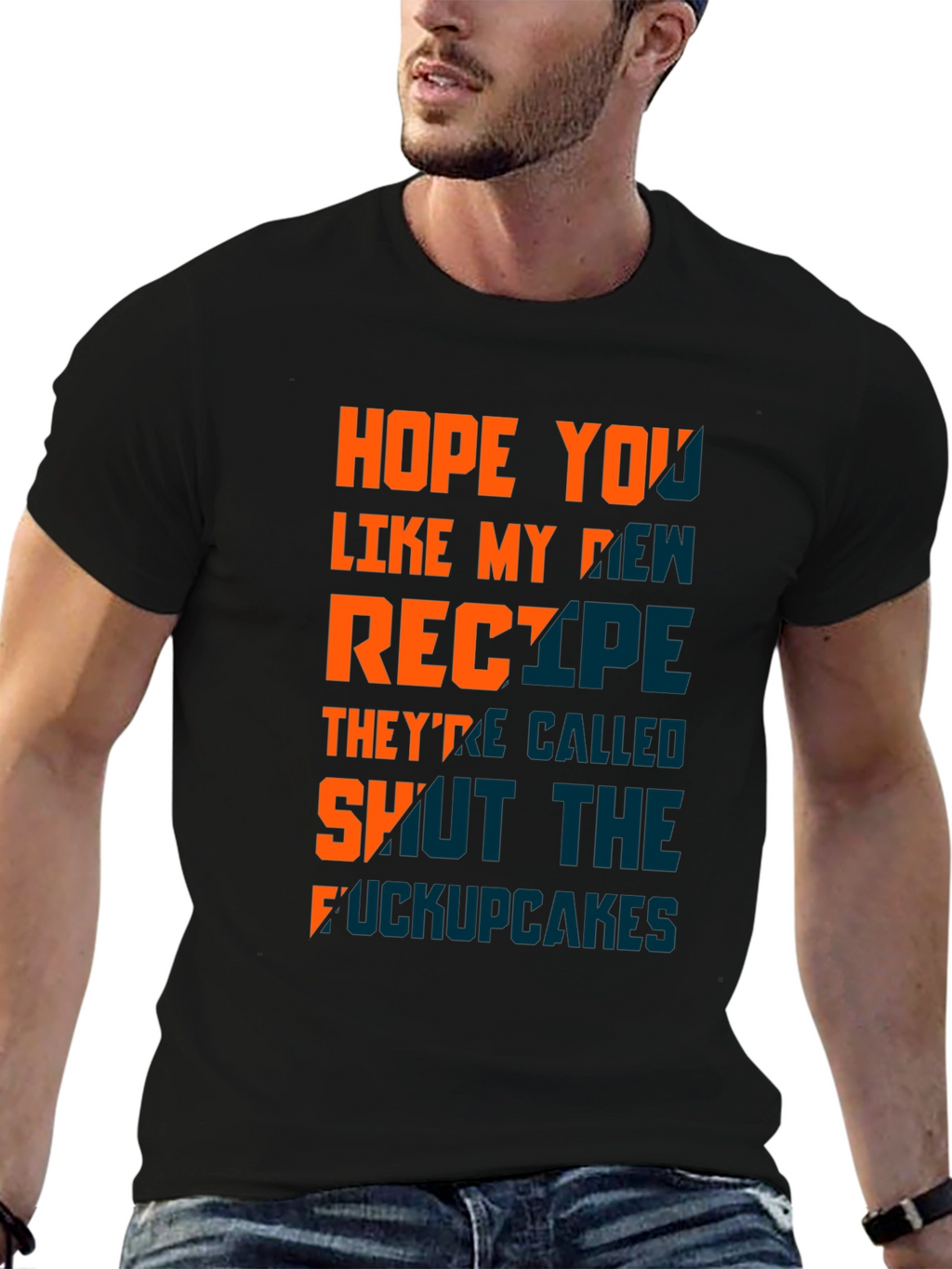 Humorous Shut the F*ckupcakes Graphic T-Shirt