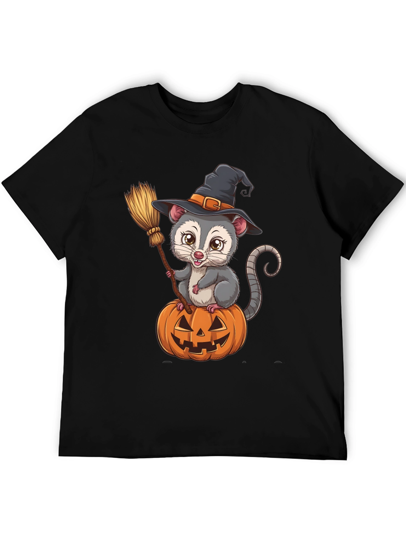 Opossum Witch Halloween T-Shirt