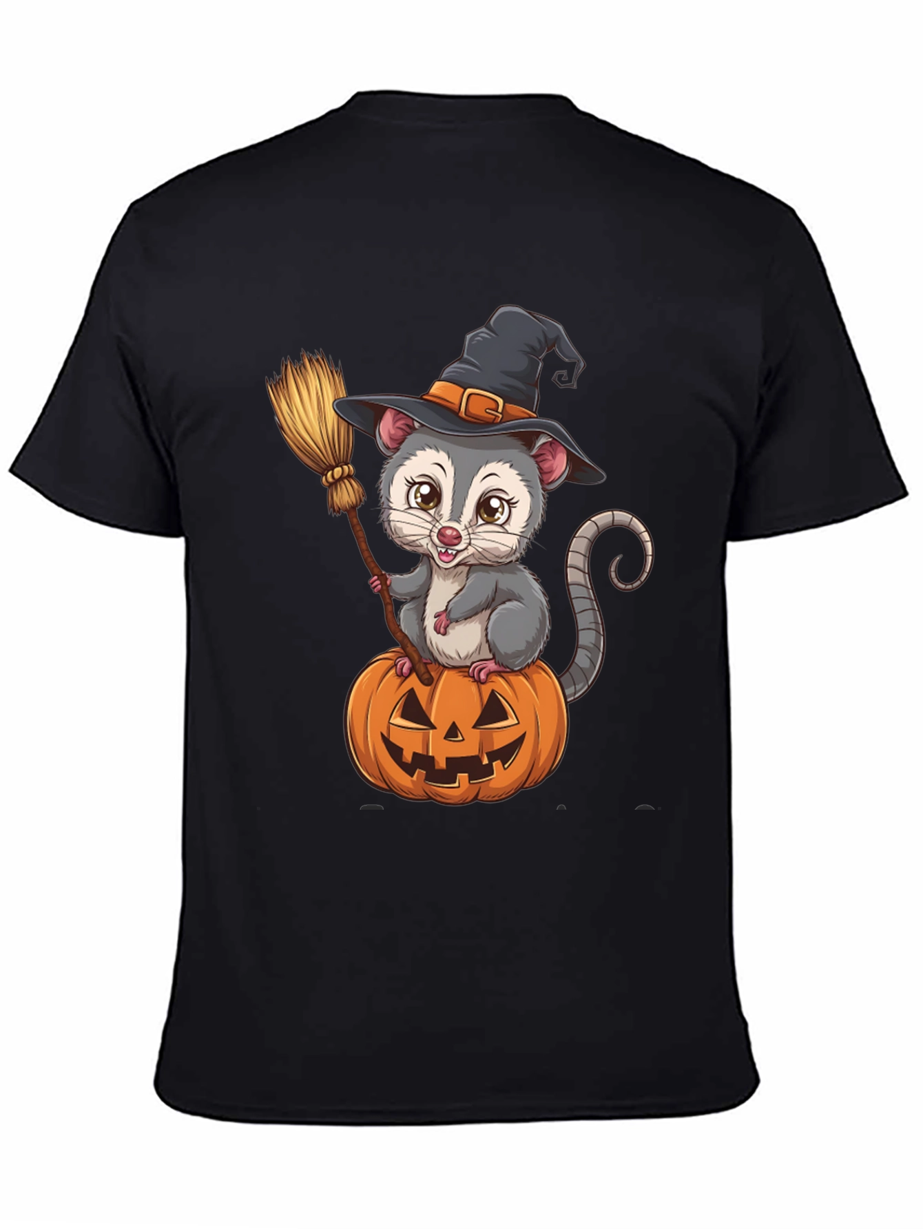 Opossum Witch Halloween T-Shirt