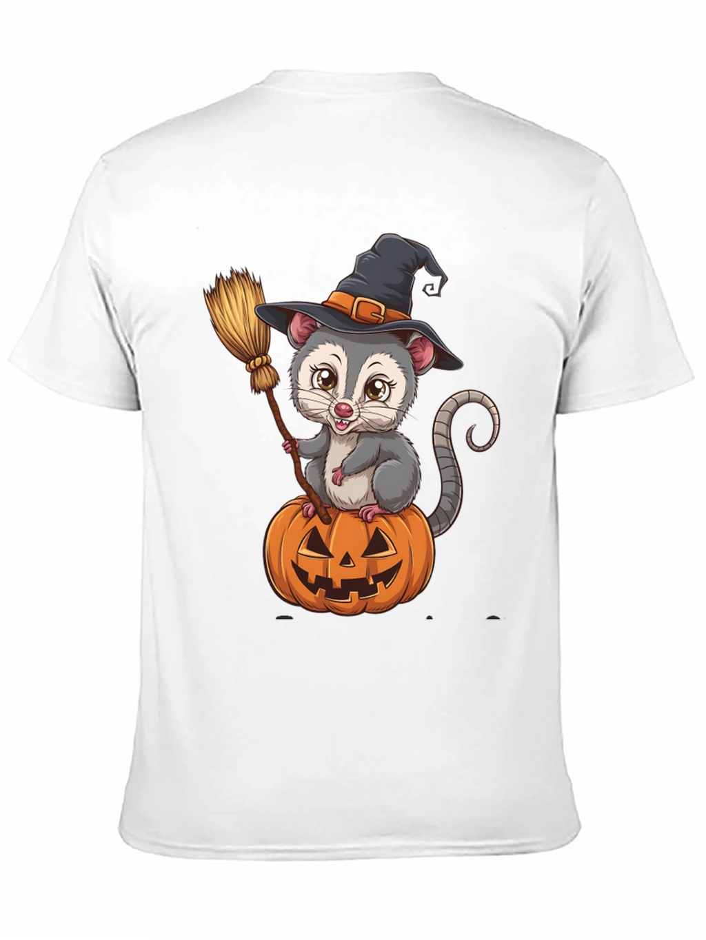 Opossum Witch Halloween T-Shirt