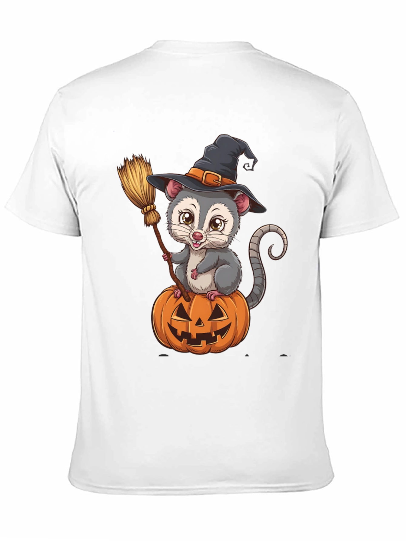Opossum Witch Halloween T-Shirt