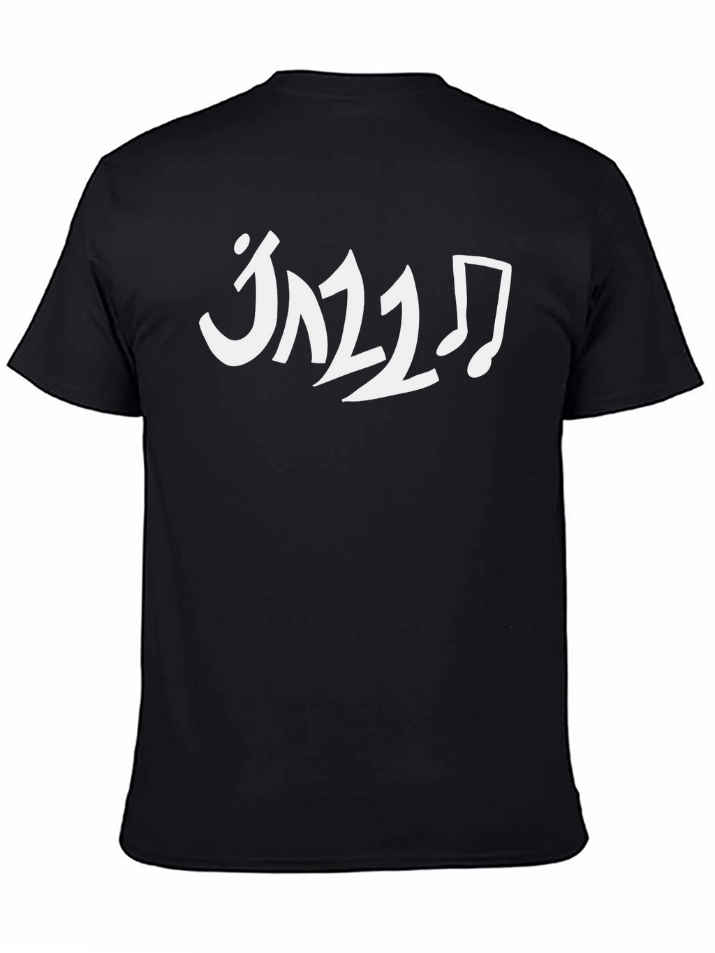 Jazz Music Black Graphic Tee