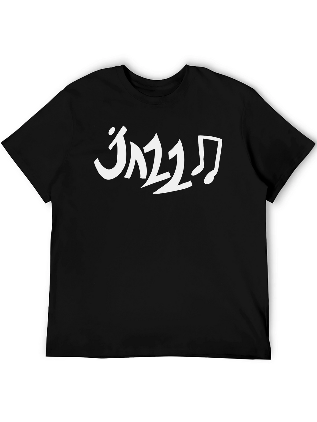 Jazz Music Black Graphic Tee