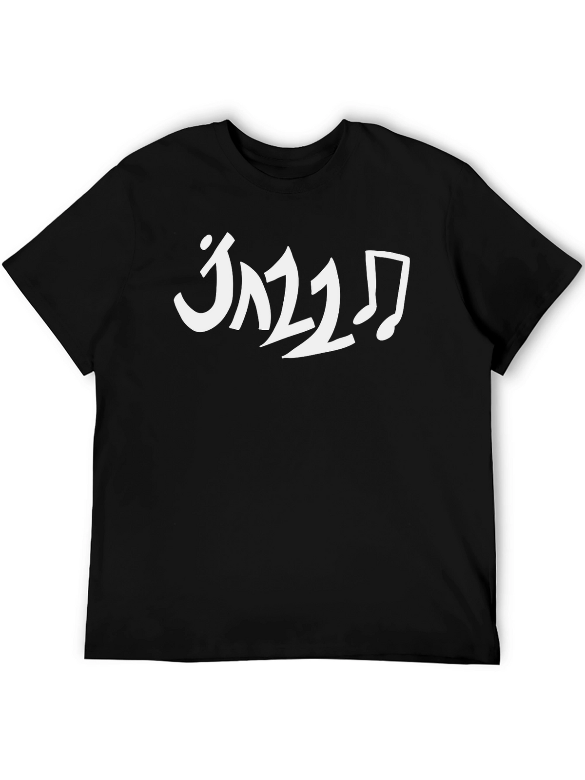 Jazz Music Black Graphic Tee