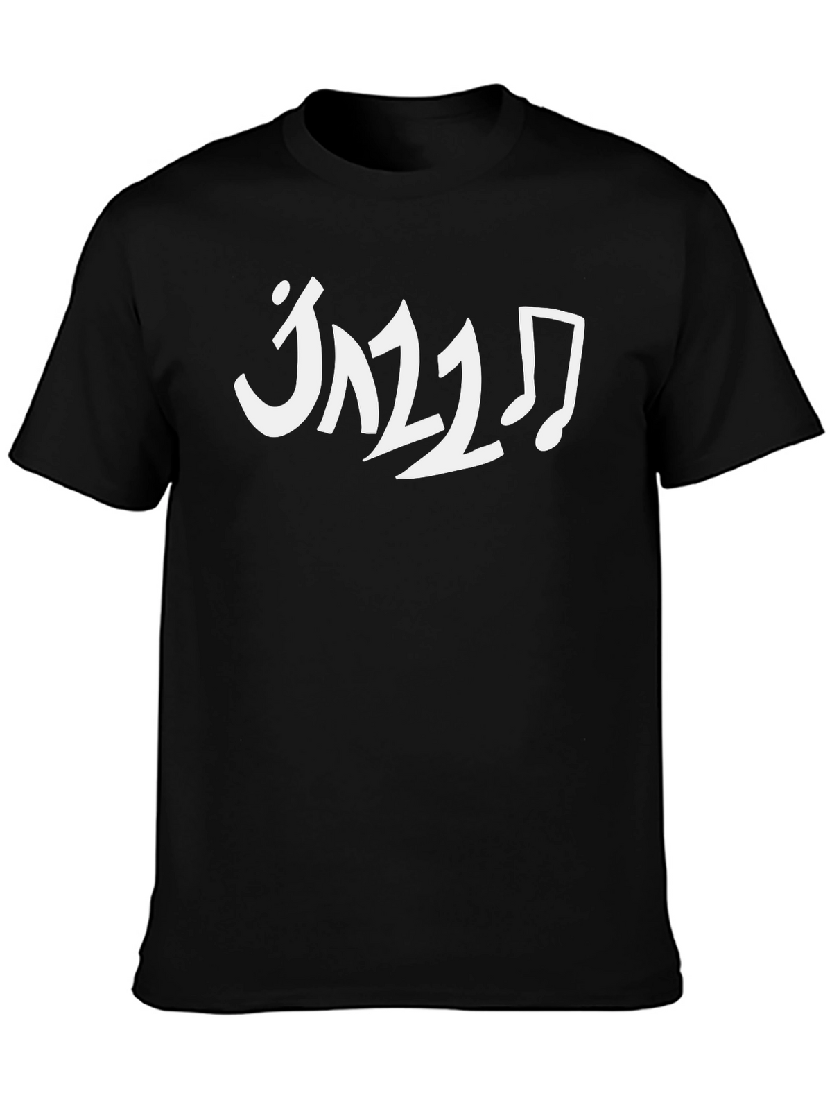 Jazz Music Black Graphic Tee