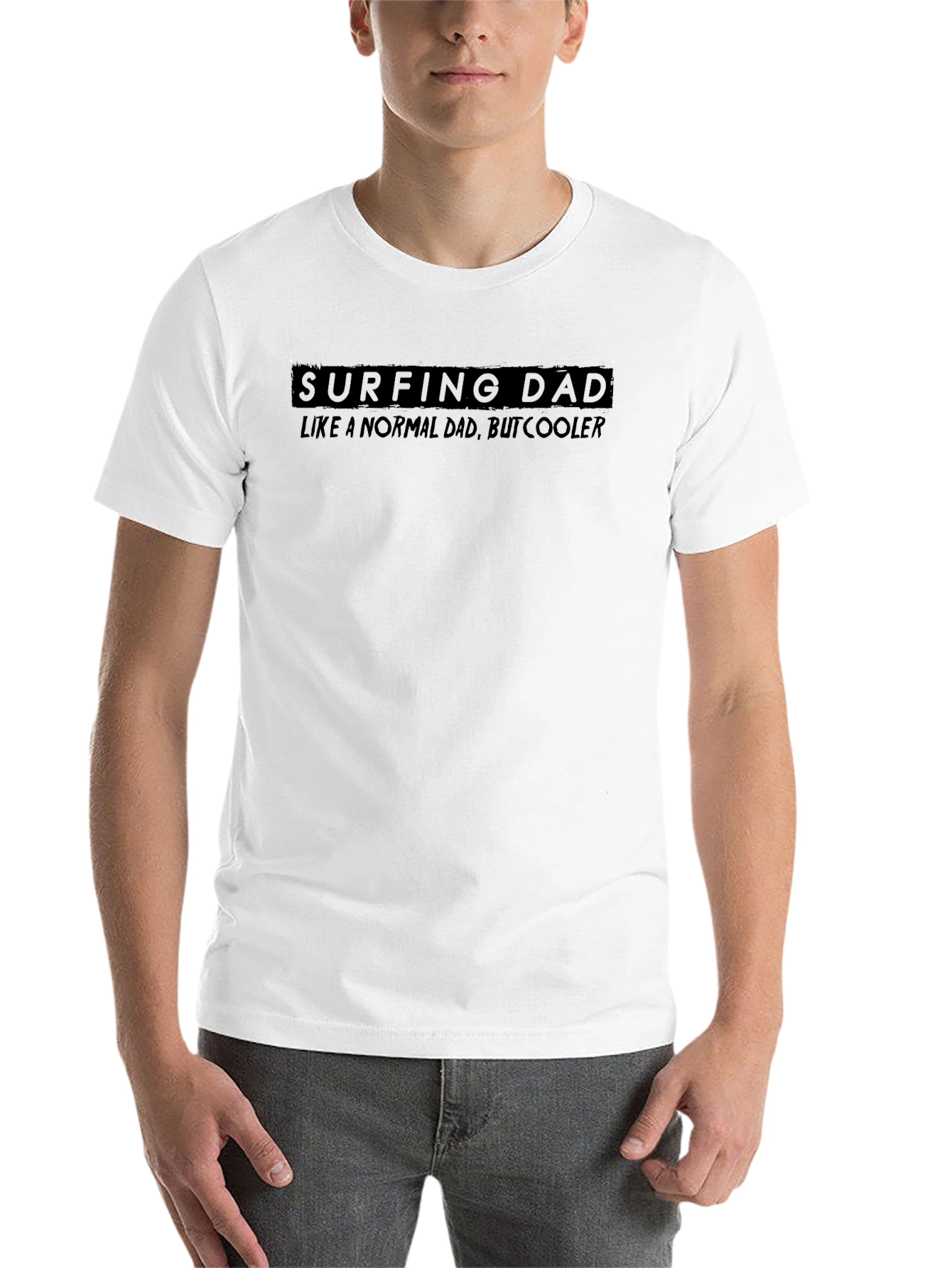 Surfing Dad T-Shirt - Cool Dad Edition