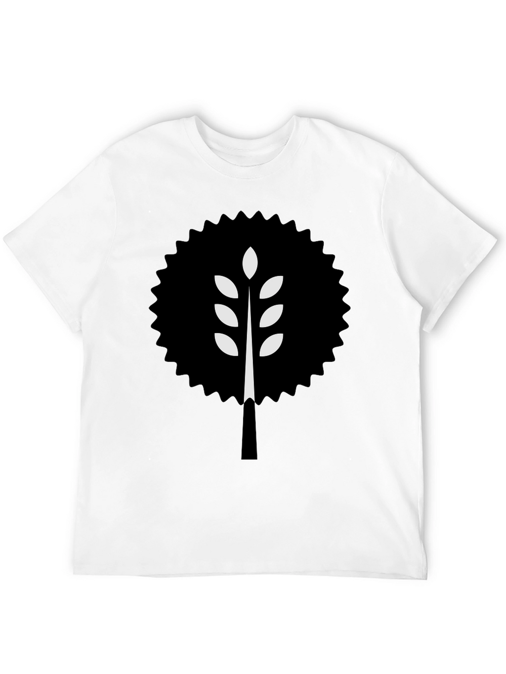 Modern Wheat Tree Graphic T-Shirt