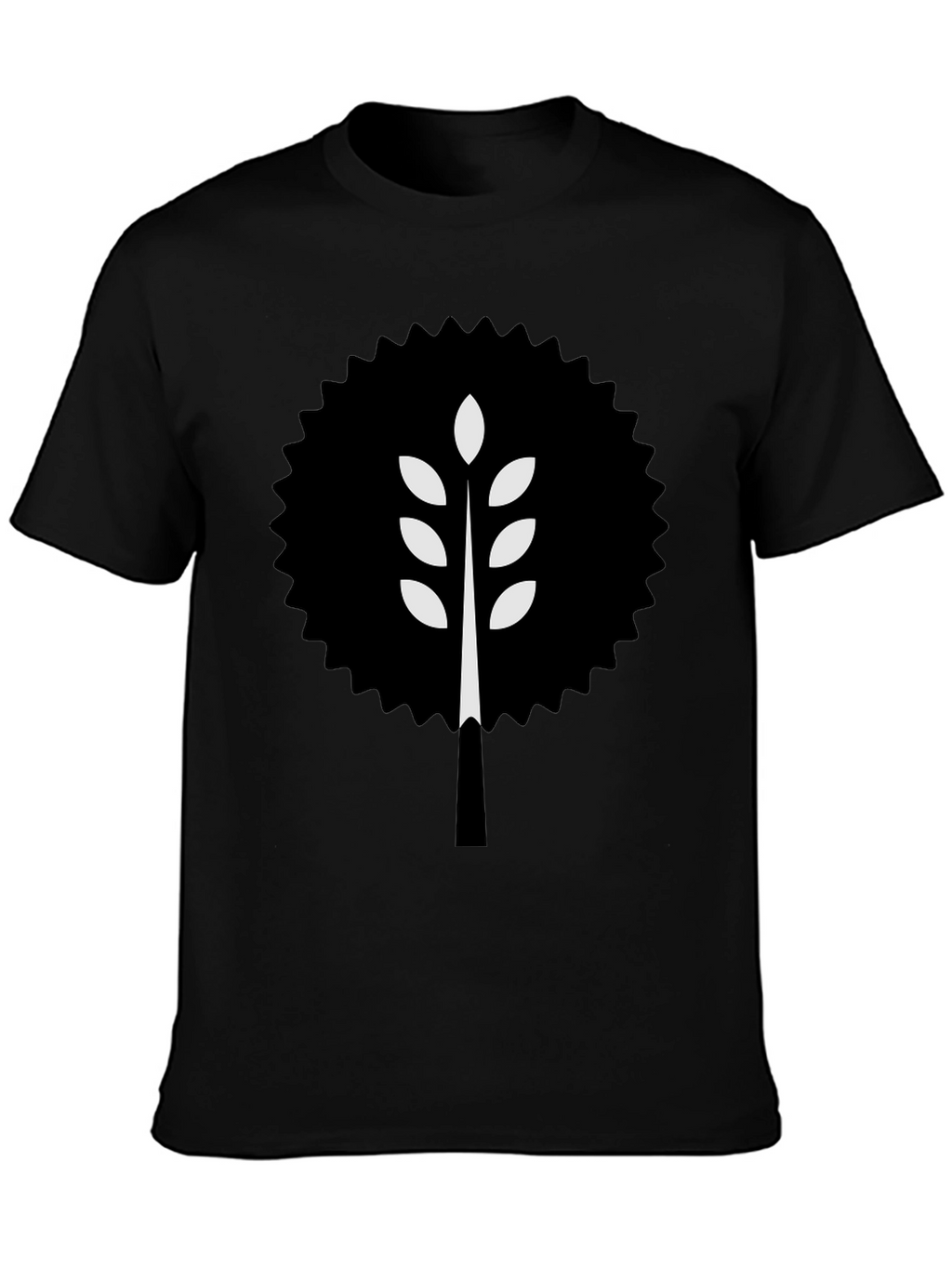 Modern Wheat Tree Graphic T-Shirt