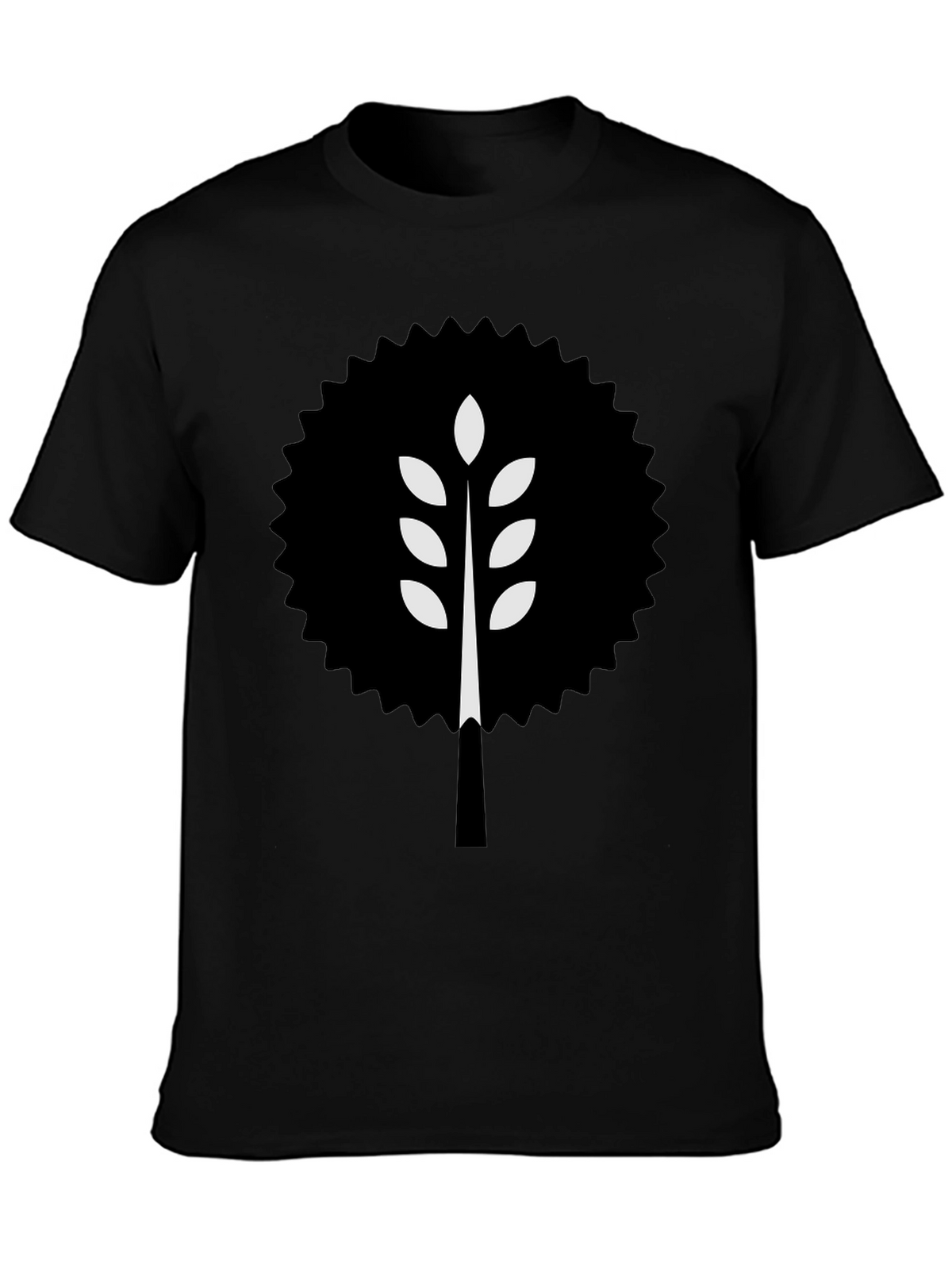 Modern Wheat Tree Graphic T-Shirt