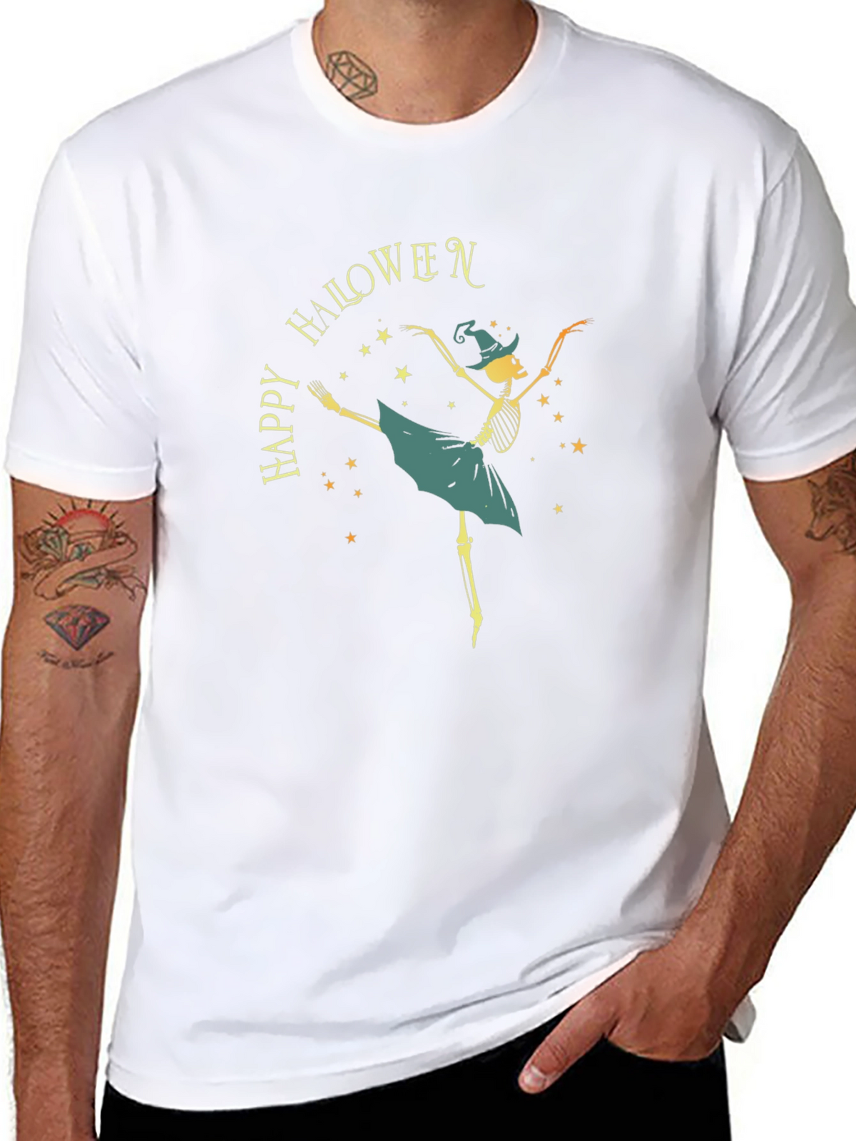 Happy Halloween Skeleton Ballerina T-Shirt
