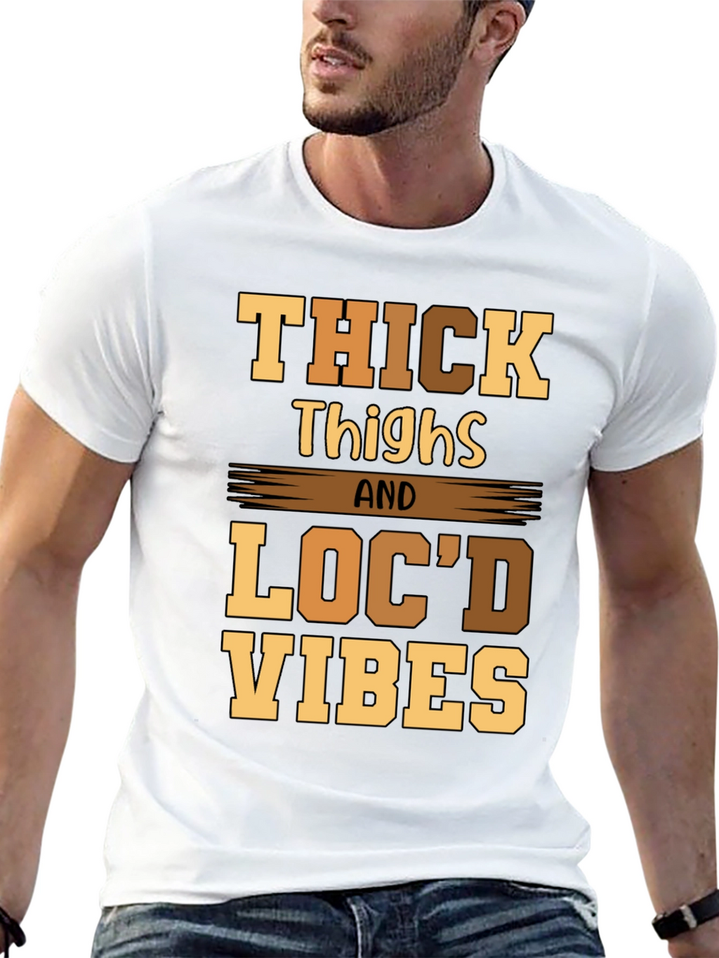 Thick Thighs Locd Vibes Graphic Tee