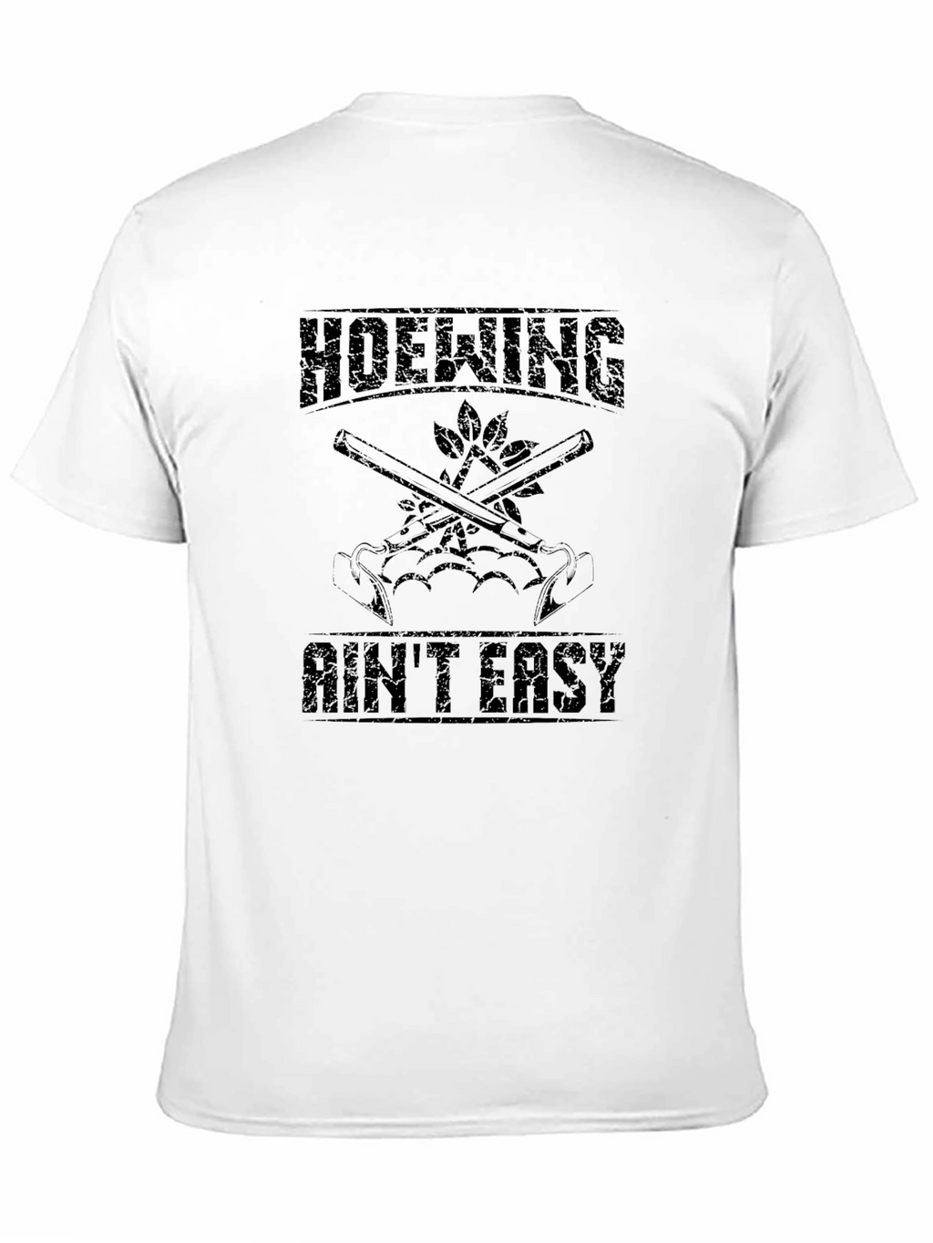 Hoewing Aint Easy Black Graphic Tee