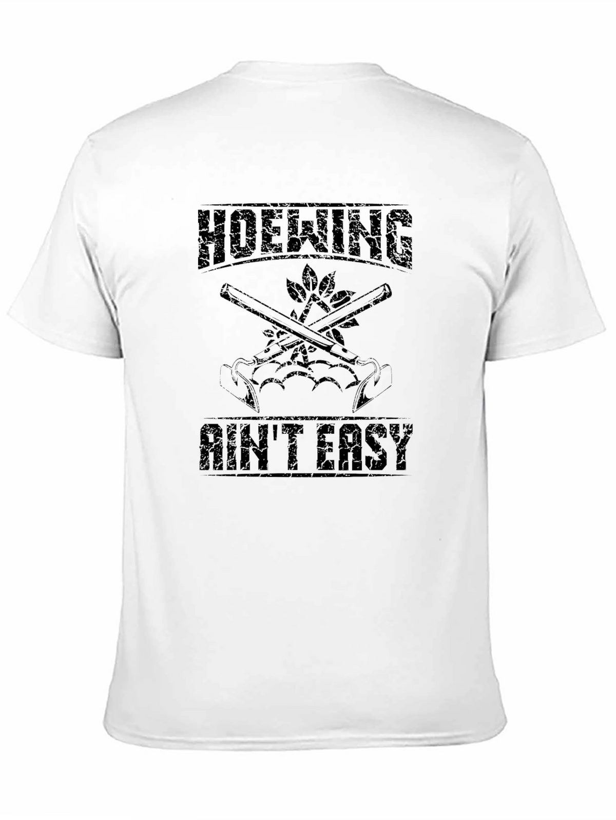 Hoewing Aint Easy Black Graphic Tee