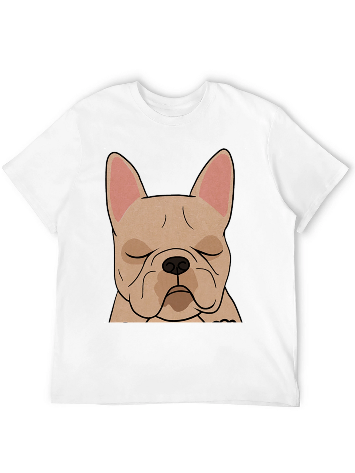 French Bulldog Graphic T-Shirt - Black Cotton Tee