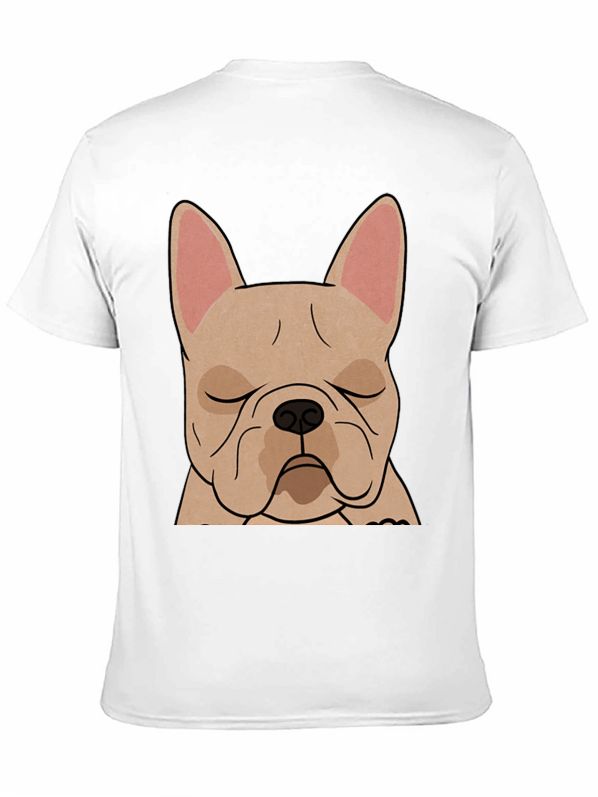 French Bulldog Graphic T-Shirt - Black Cotton Tee