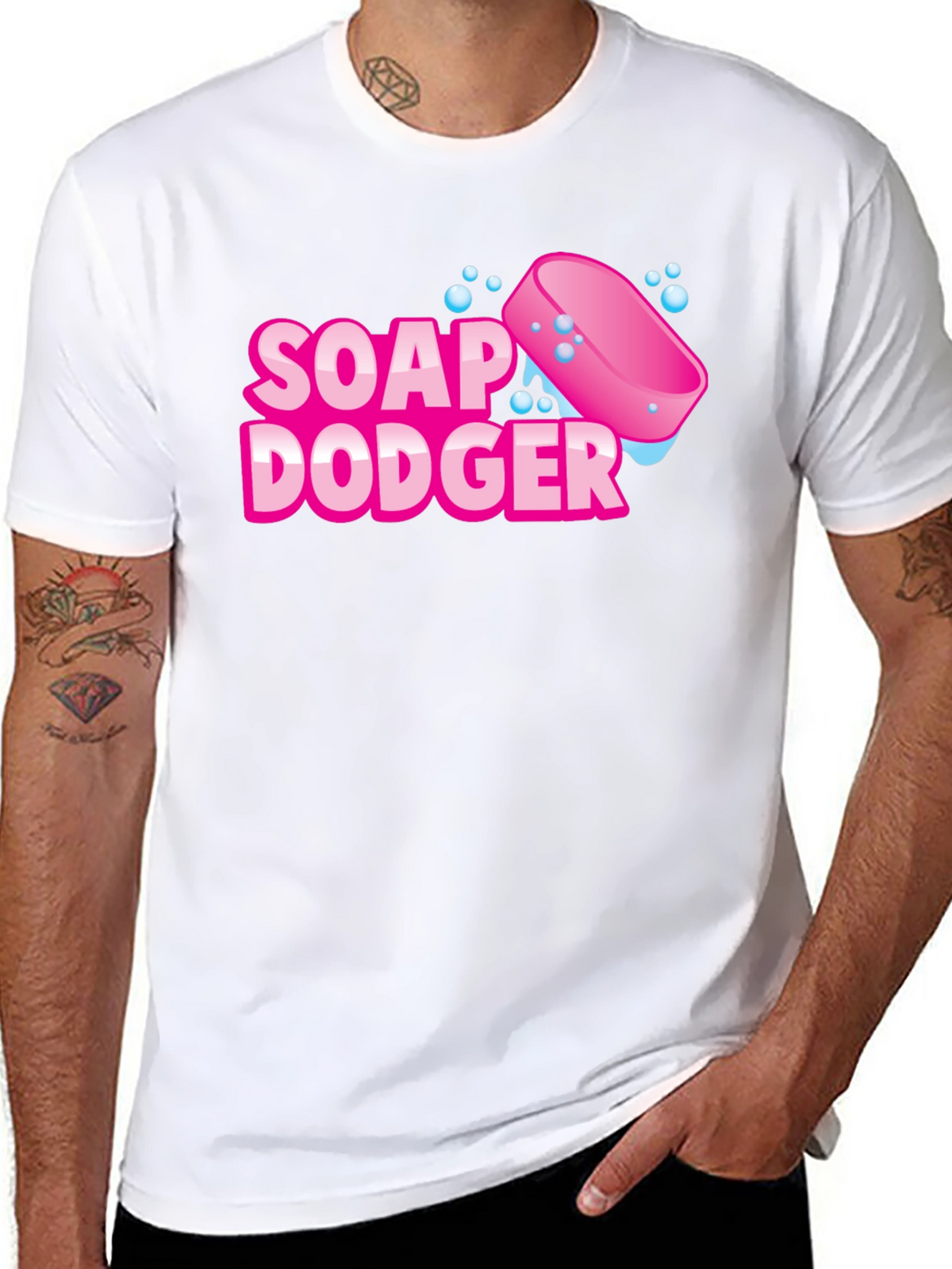 Soap Dodger Graphic T-Shirt - Black Cotton Tee