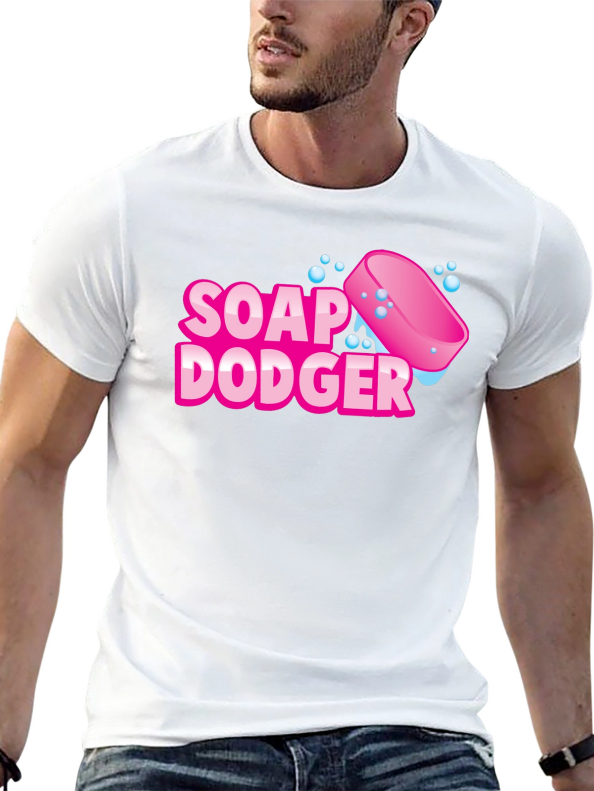 Soap Dodger Graphic T-Shirt - Black Cotton Tee