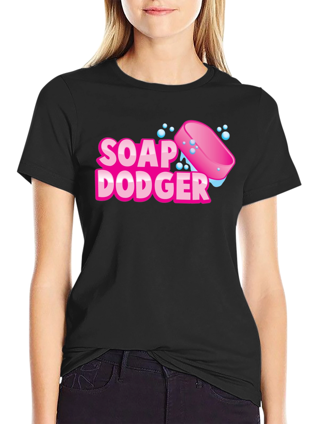 Soap Dodger Graphic T-Shirt - Black Cotton Tee