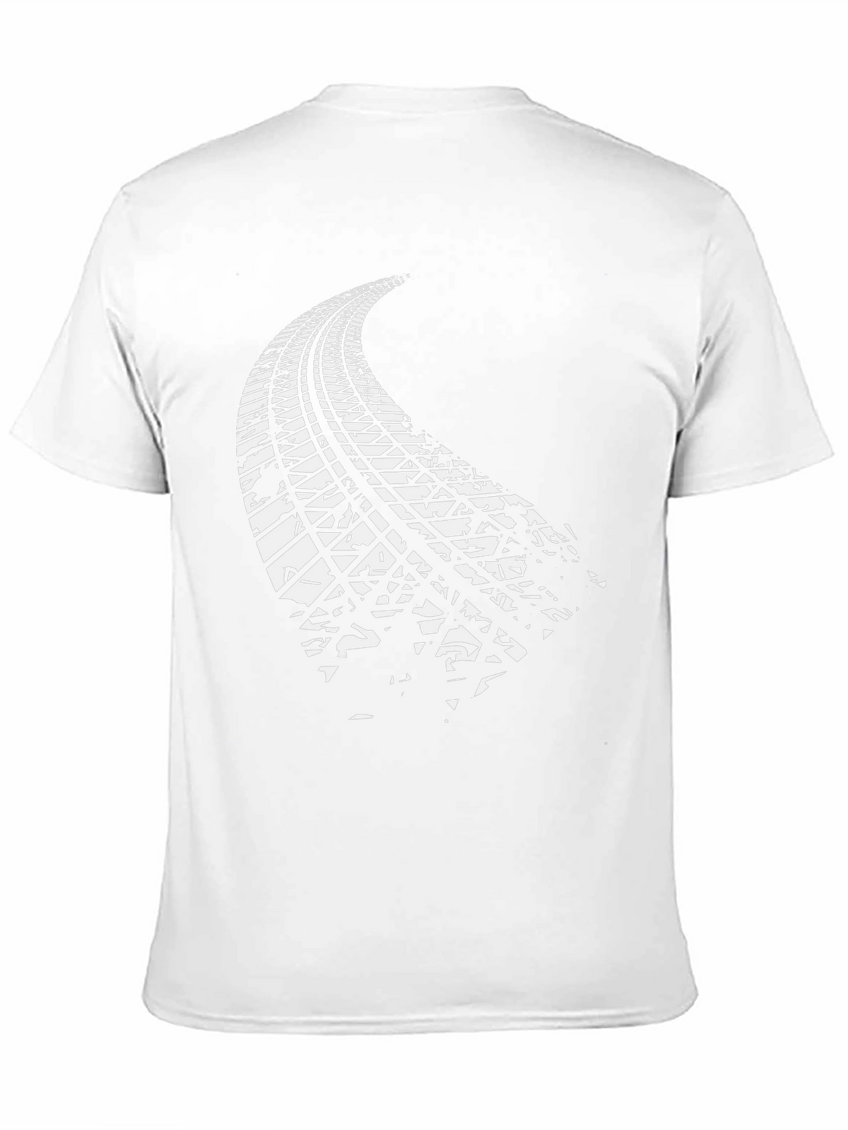 Black Tire Track Graphic Tee