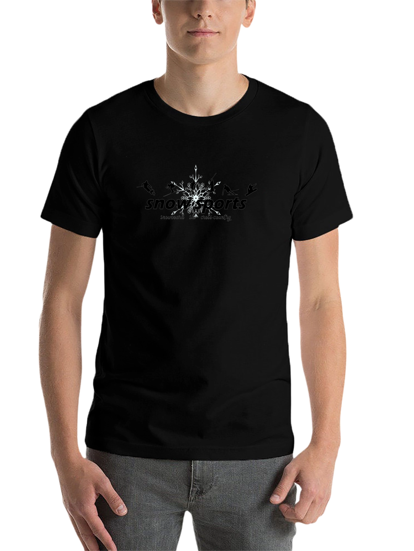 Snowsports Snowflake Tee - Winter Sports Apparel