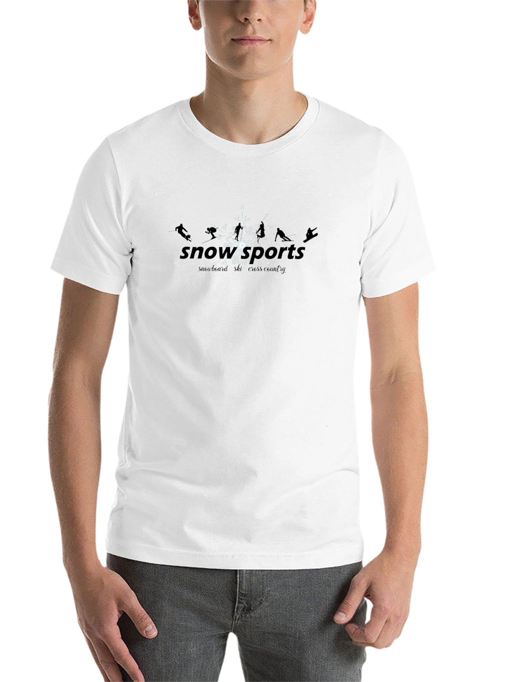 Snowsports Snowflake Tee - Winter Sports Apparel