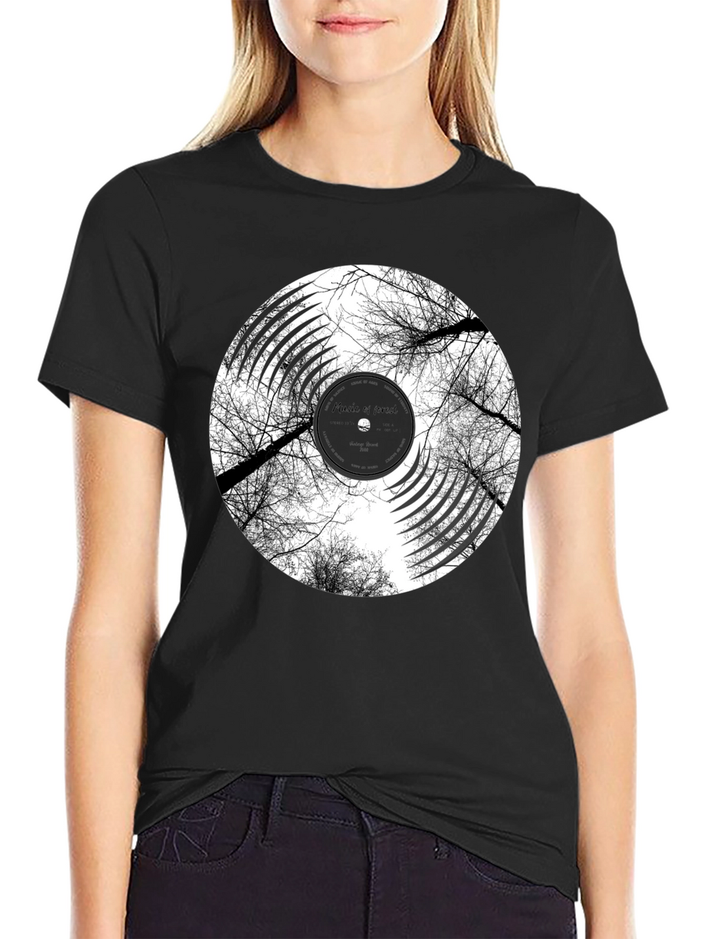 Music of Forest Black Graphic Tee