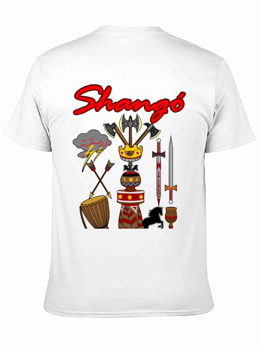 Shango T-Shirt - Afrocentric Graphic Tee