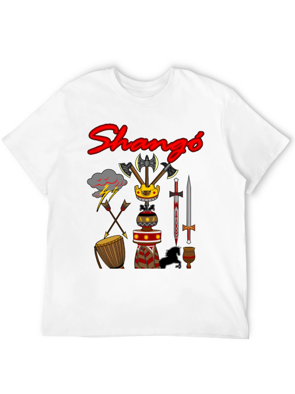 Shango T-Shirt - Afrocentric Graphic Tee