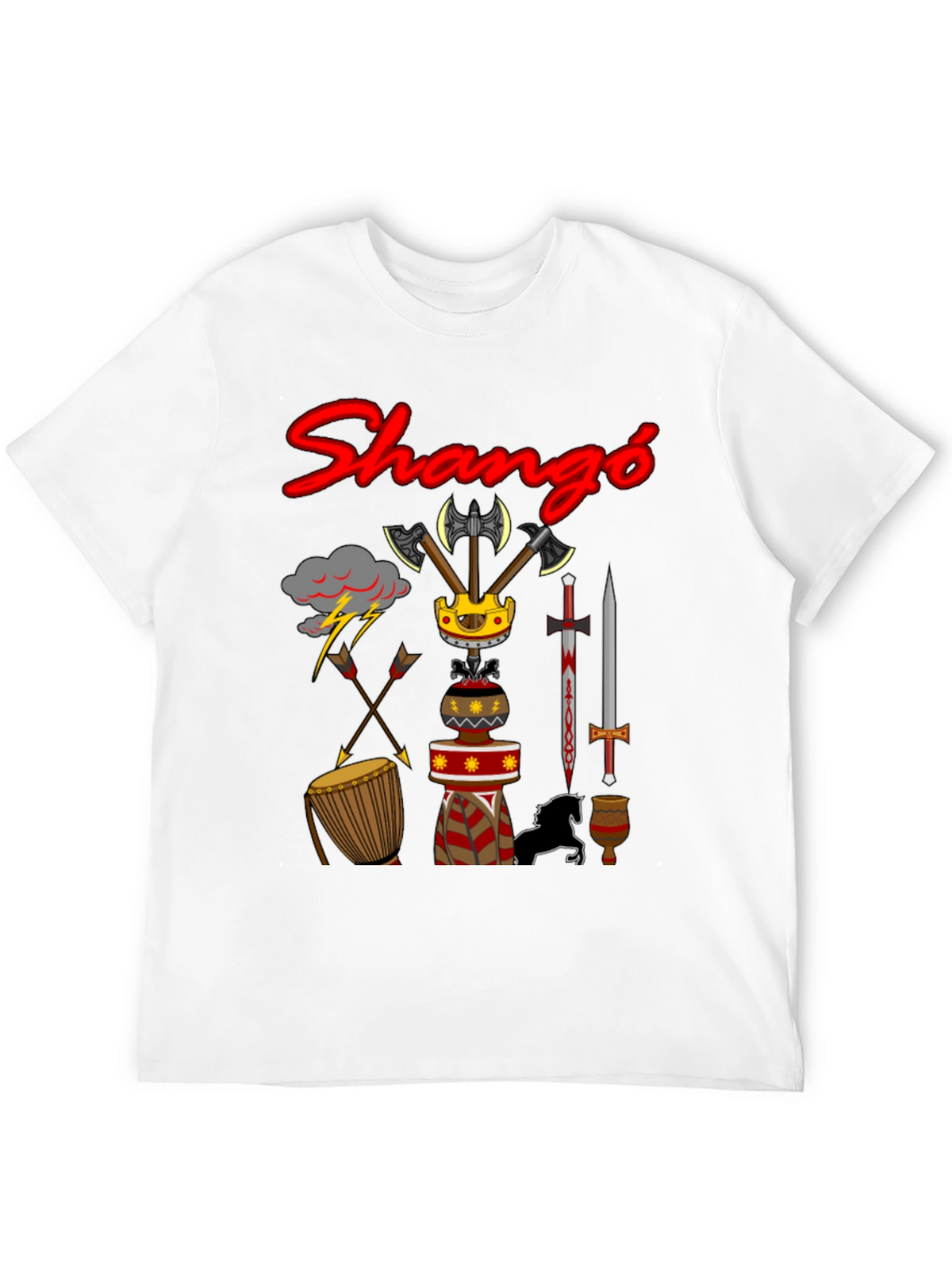 Shango T-Shirt - Afrocentric Graphic Tee
