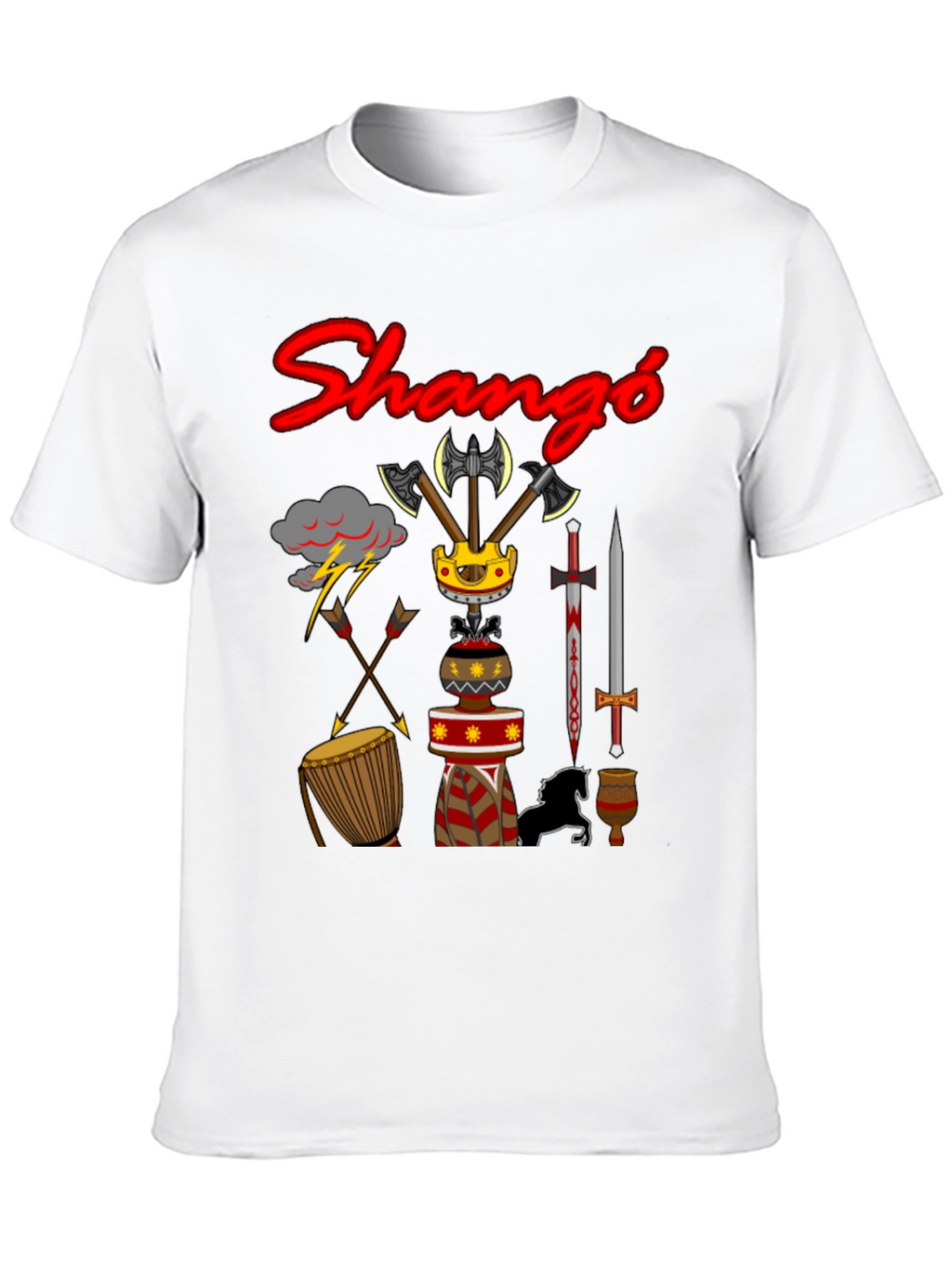 Shango T-Shirt - Afrocentric Graphic Tee