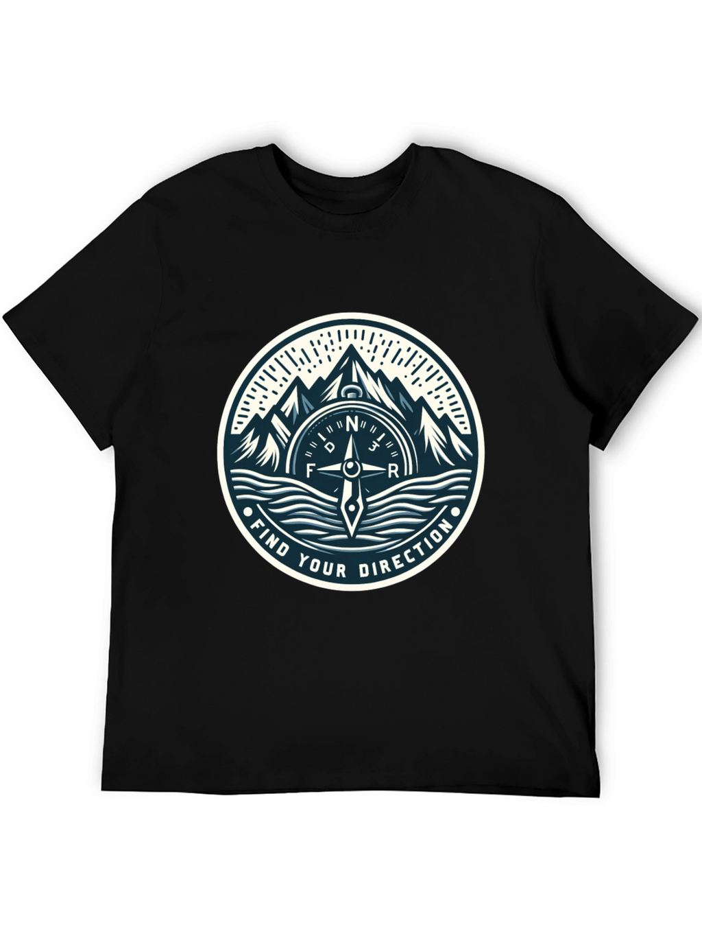 Direction Compass Graphic Tee - Adventure Awaits!