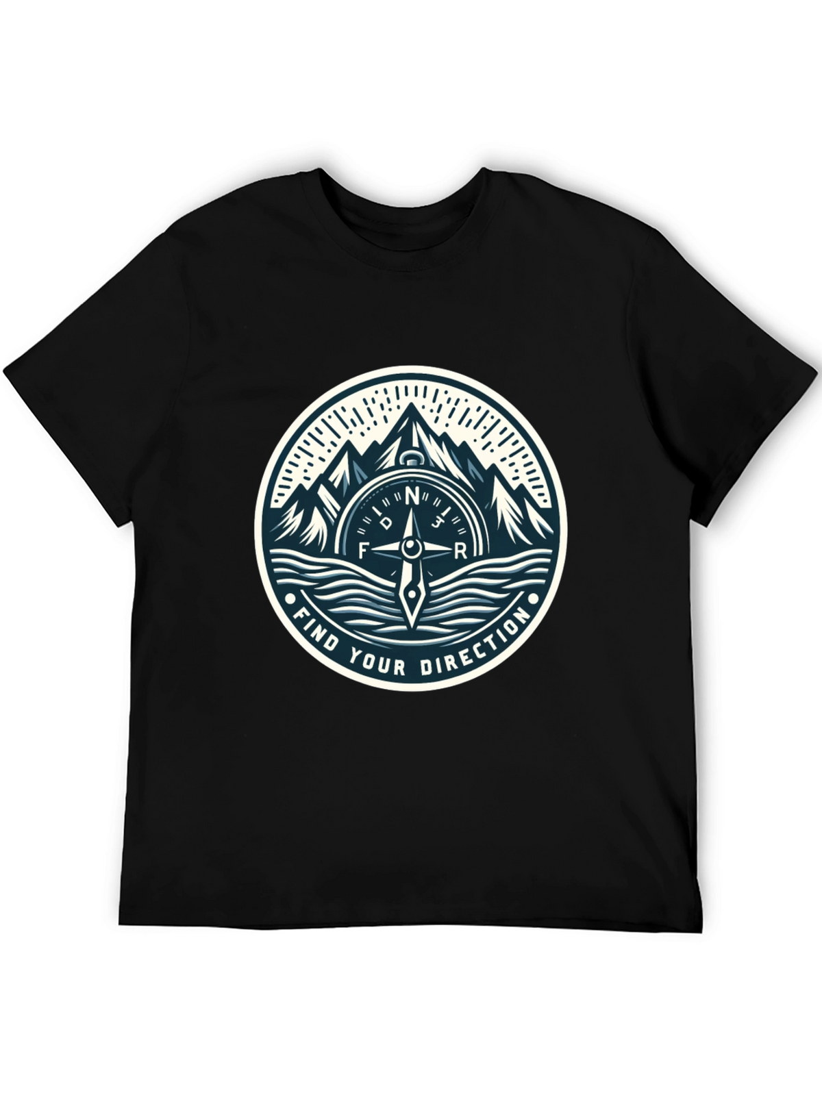 Direction Compass Graphic Tee - Adventure Awaits!