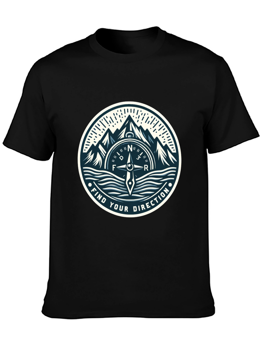Direction Compass Graphic Tee - Adventure Awaits!