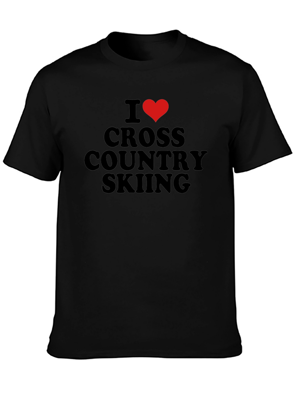 I Love Cross Country Skiing T-Shirt