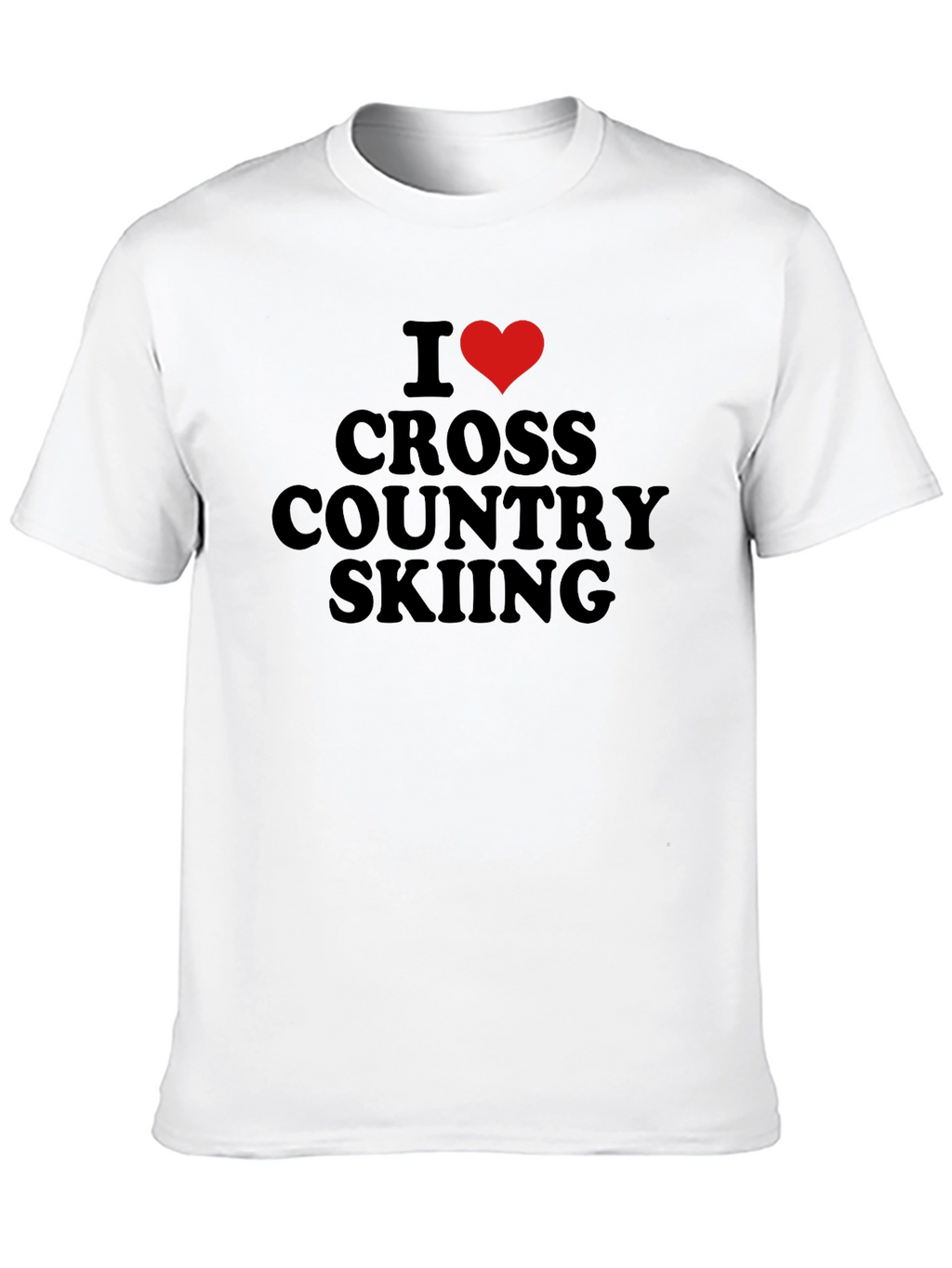 I Love Cross Country Skiing T-Shirt