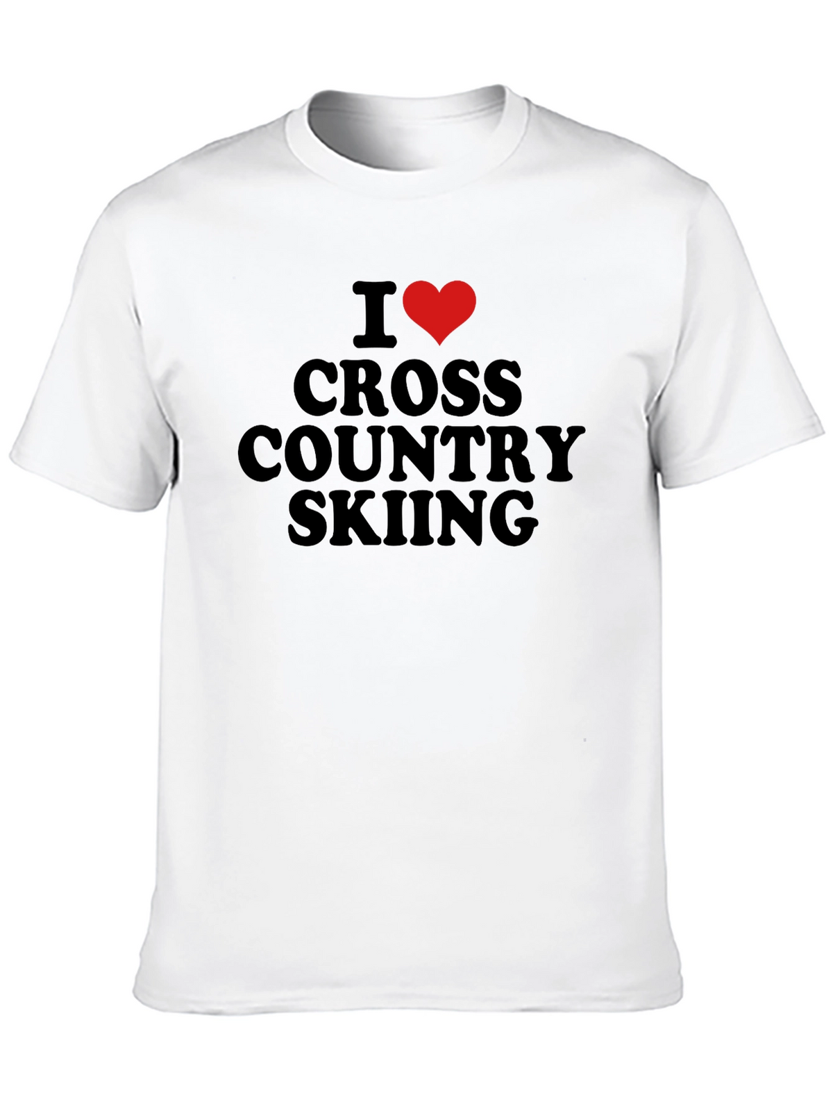 I Love Cross Country Skiing T-Shirt