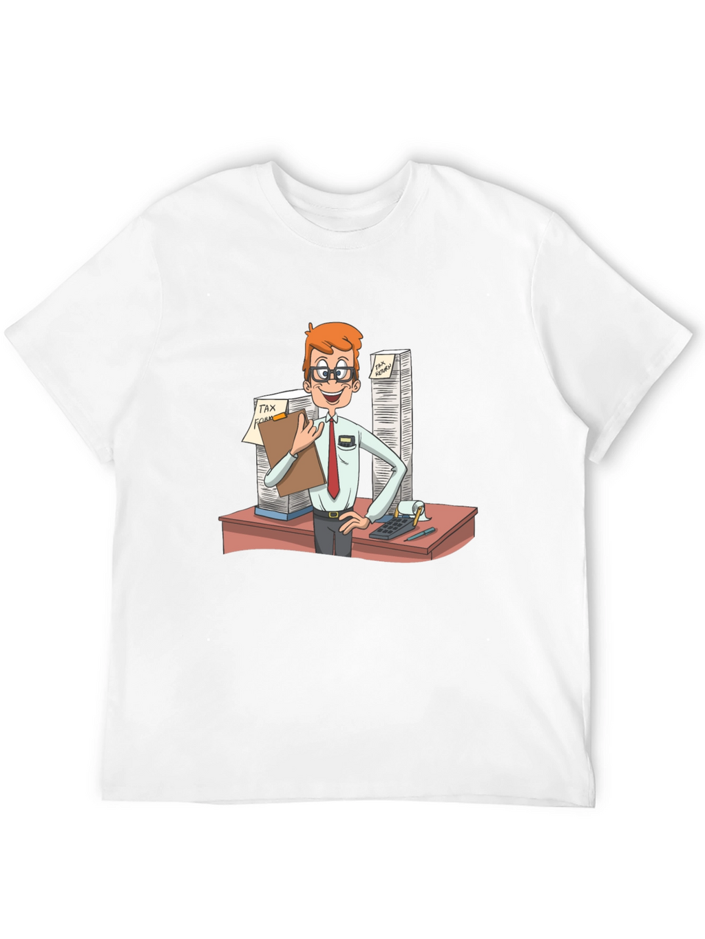 Tax Accountant Cartoon T-Shirt