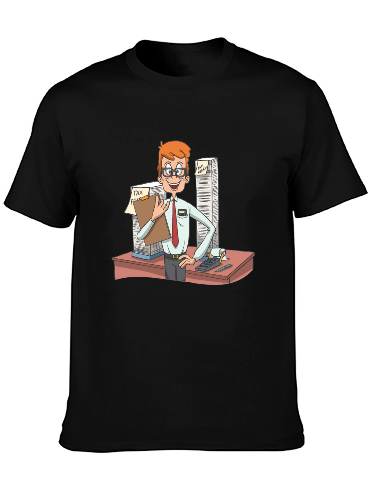 Tax Accountant Cartoon T-Shirt