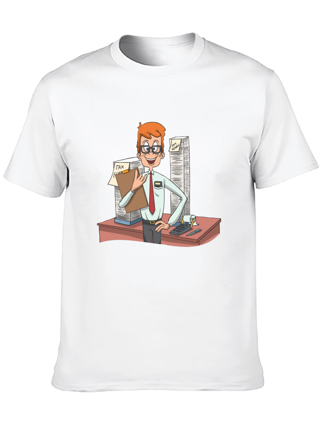 Tax Accountant Cartoon T-Shirt
