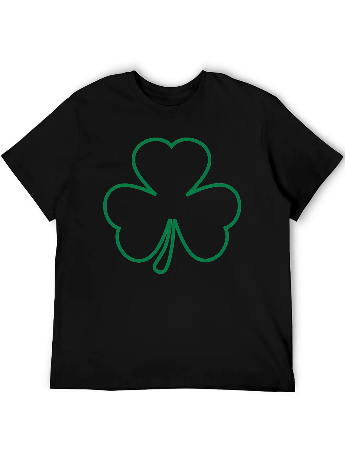 Shamrock Outline T-Shirt - Irish Pride