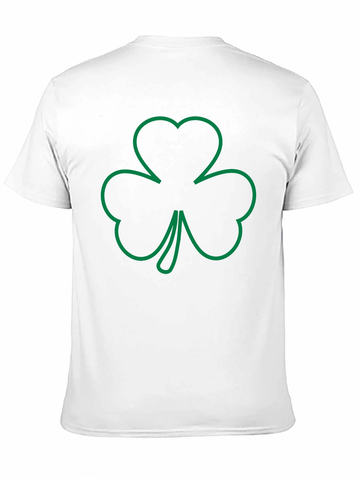 Shamrock Outline T-Shirt - Irish Pride