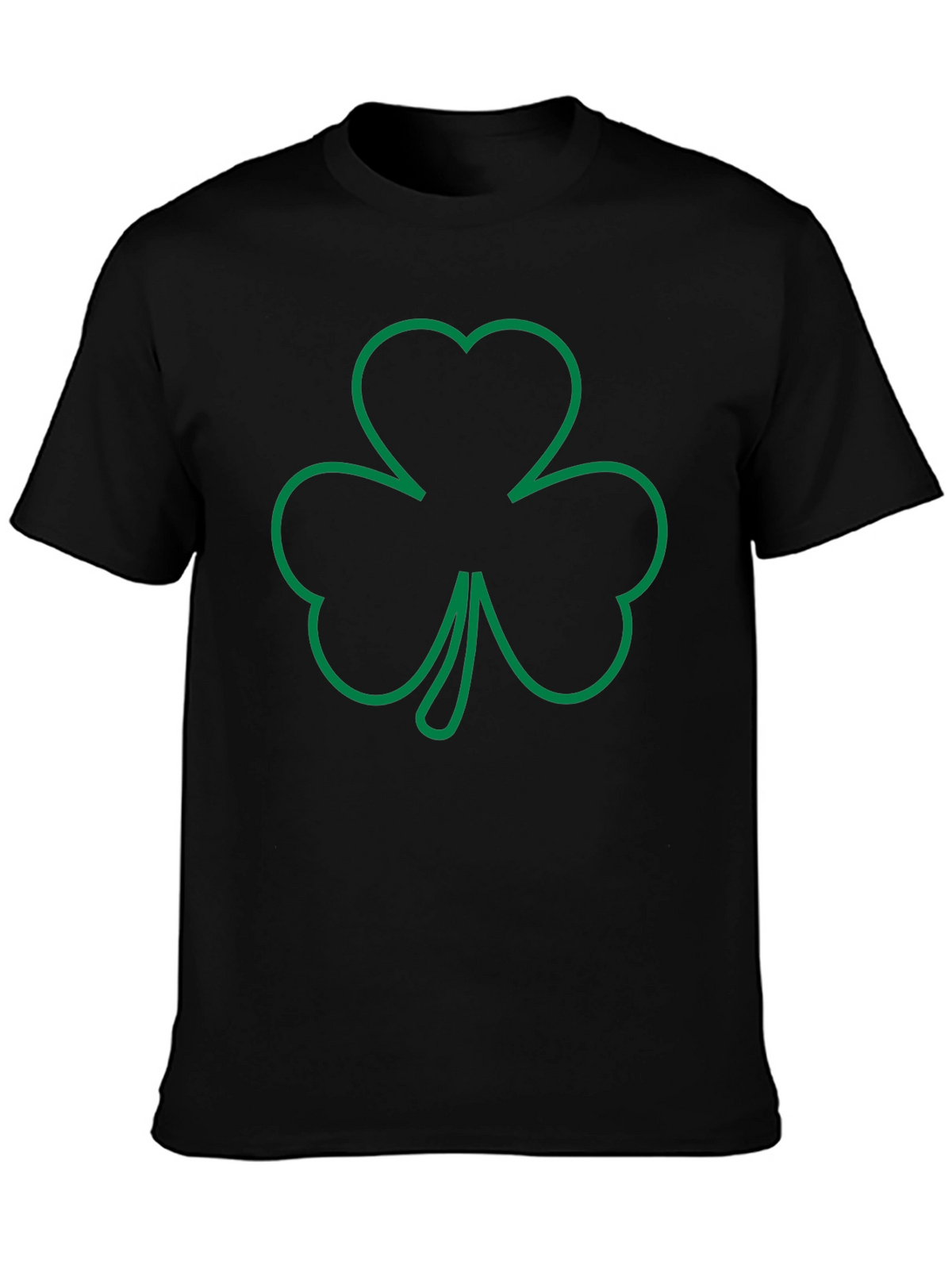Shamrock Outline T-Shirt - Irish Pride