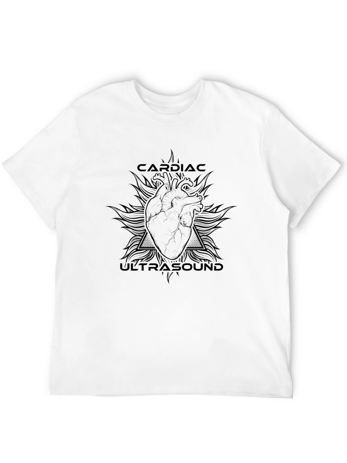 Cardiac Ultrasound Graphic Tee - Medical Anatomy Shirt